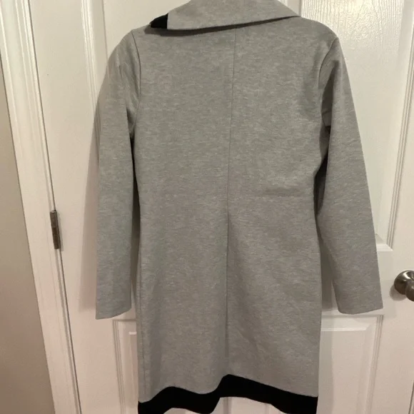 Nimoco Gray and Black women’s XLarge Zip-Up Dress NWT - Picture 3 of 7